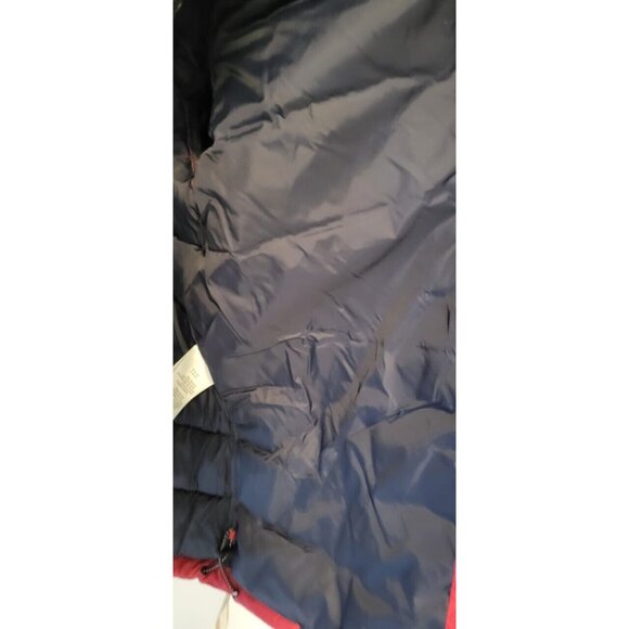 Levi's Men's Hooded Sherpa Puffer Quilted Lined Red Jacket Size Small LM2RN076 - Picture 7 of 12